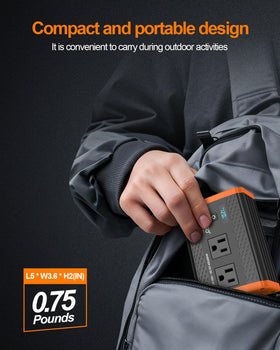 StrenrmGO 400W inverter protection icons indicating safety features
