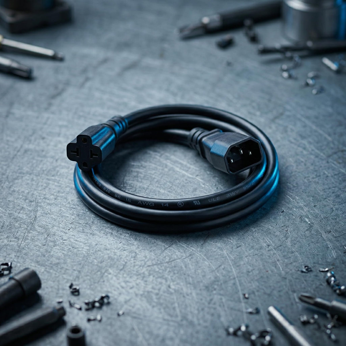 Strhowill internal AWG14 wire and connector inset illustrating solid current carrying capacity