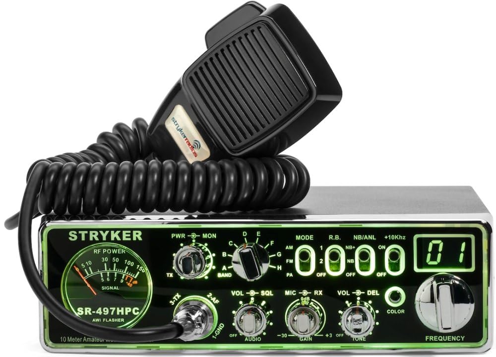 Stryker SR-497HPC high power output over 100 watts enables extended range