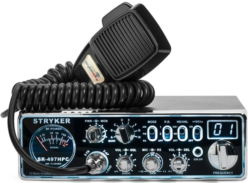 Stryker SR-497HPC loud modulation ensures clear transmissions in busy bands