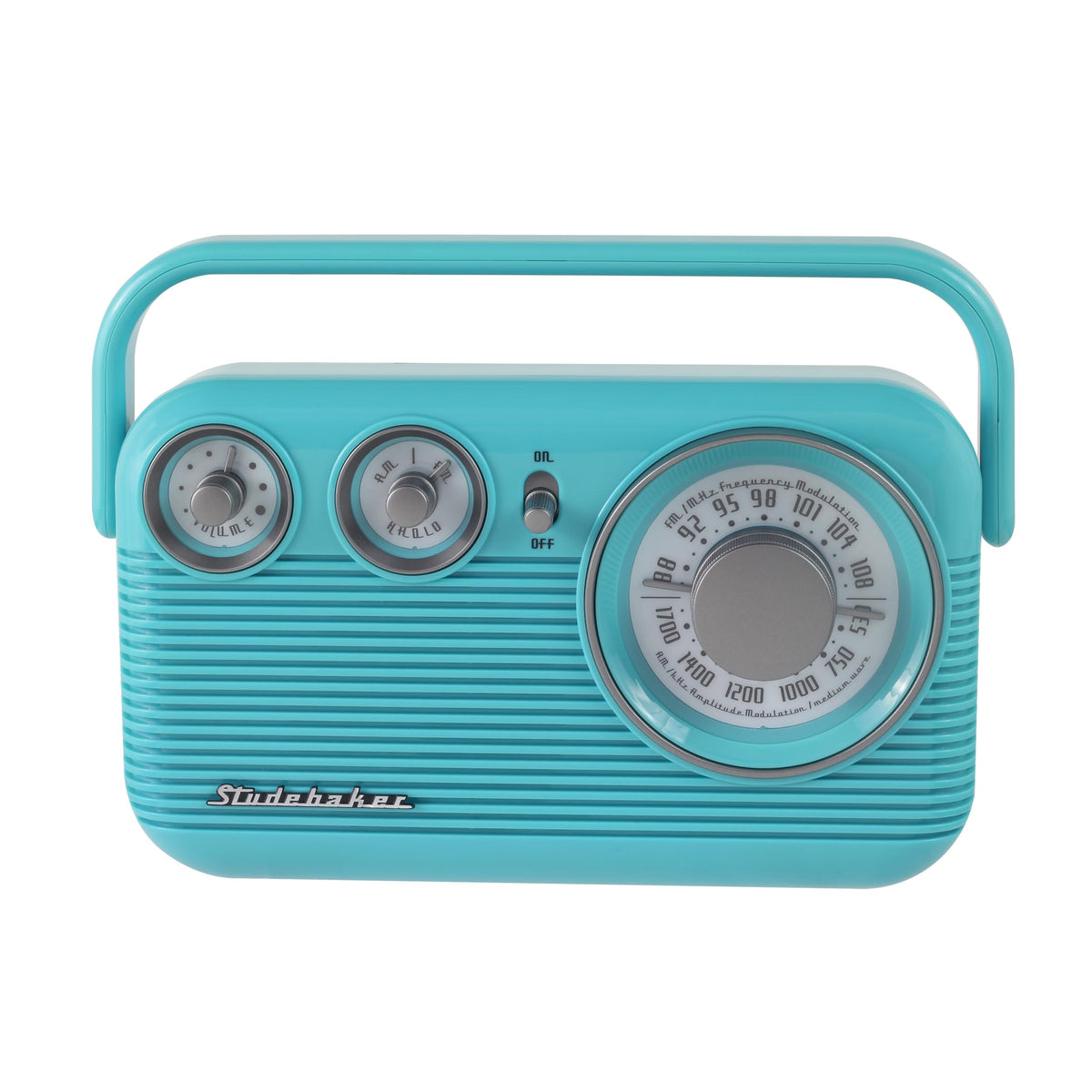 Studebaker SB2003 front view for portable listening on the go