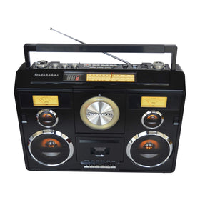 Studebaker Sound Station Bluetooth area for streaming and wireless listening.