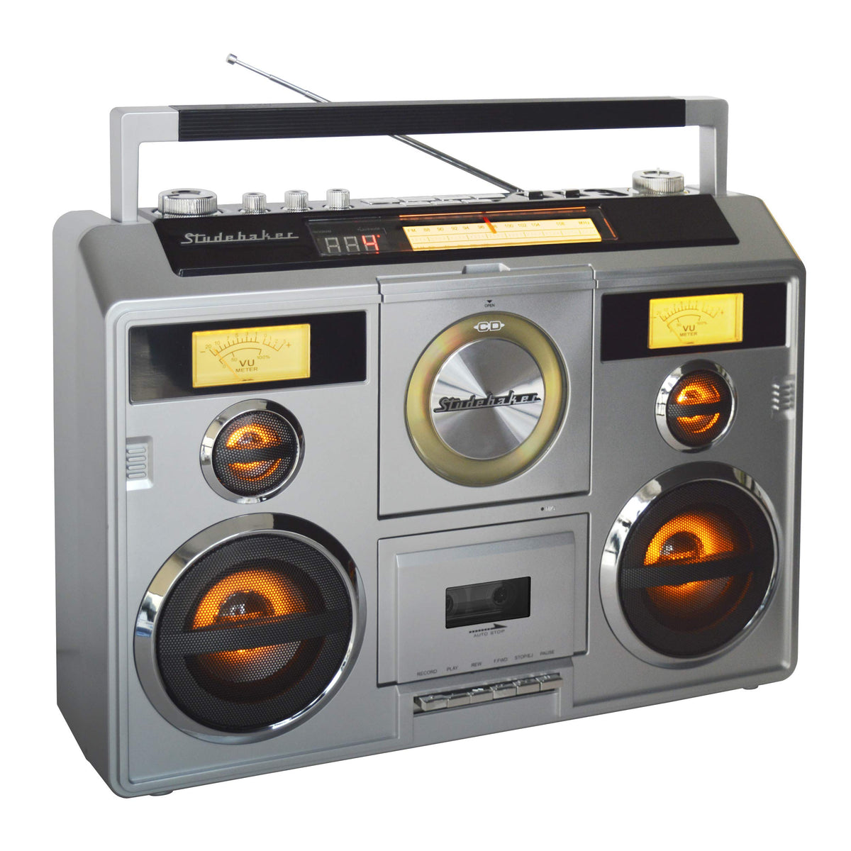 Studebaker Sound Station Bluetooth streaming for wireless listening anywhere.