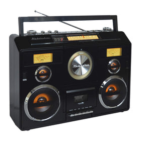 Studebaker Sound Station cassette recorder and CD tray ready for music and recording.