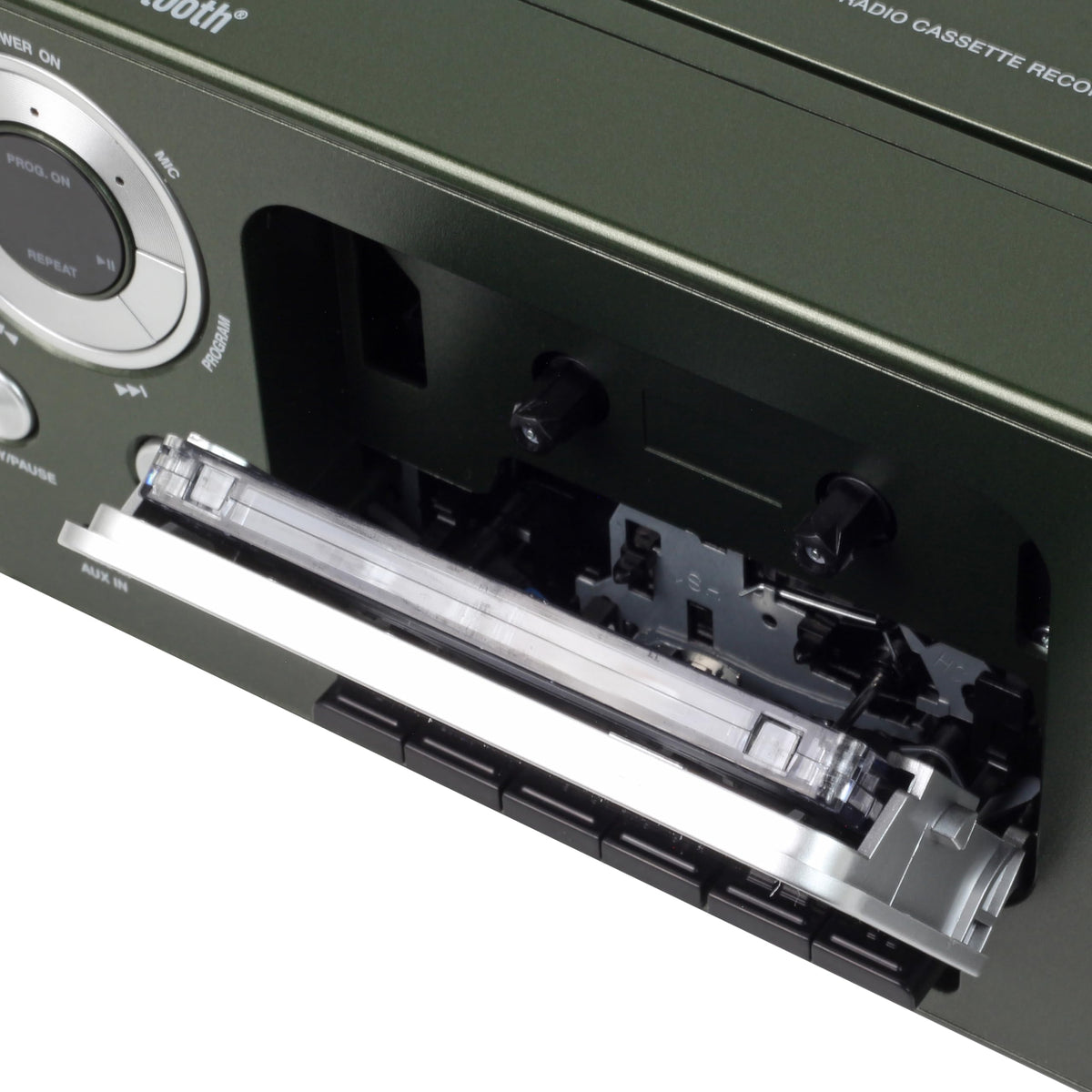 Studebaker top loading CD slot for easy insertion and quick playback