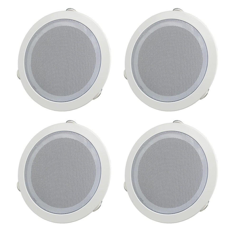 STUDIOFINIX 6 inch 70V ceiling speaker front view delivering clear voice and even ambience.