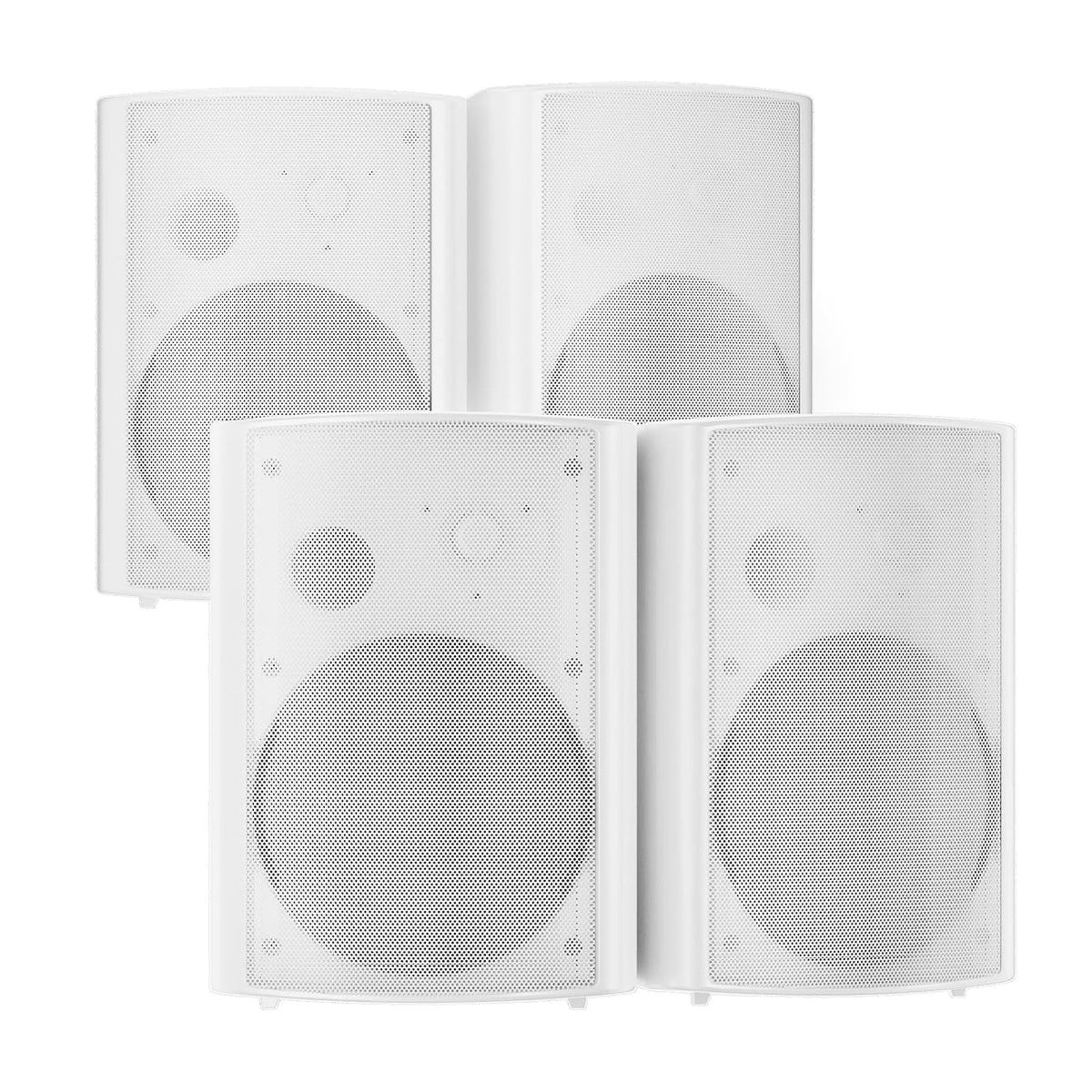StudioFinix 800W outdoor speakers 6.5-inch front view for vibrant patio sound