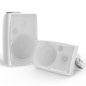 STUDIOFINIX 8-inch outdoor speaker pair delivering robust coverage for large spaces.