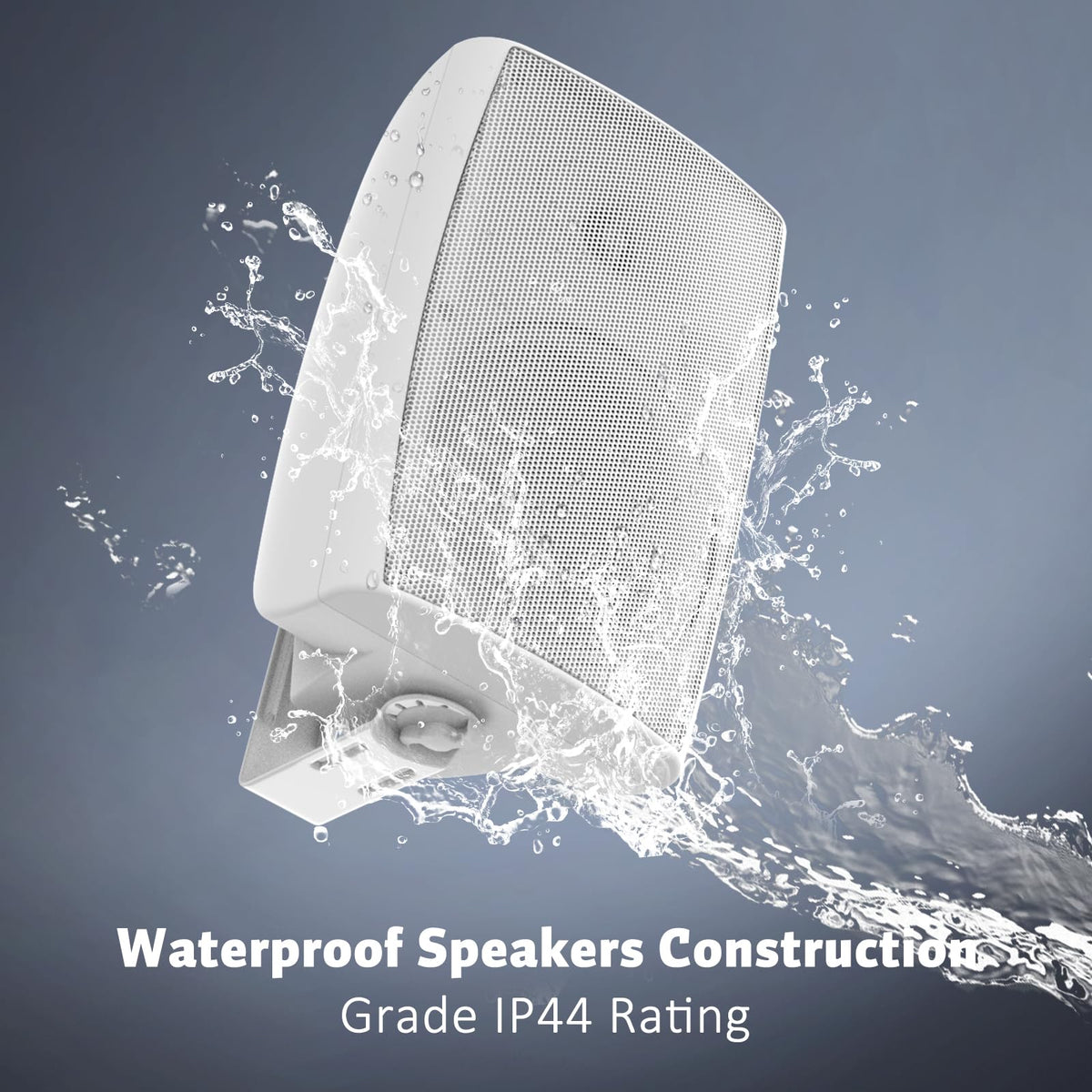 STUDIOFINIX 8-inch woofer and 1-inch tweeter deliver balanced bass and clear highs.