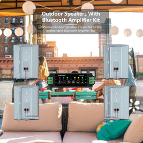 StudioFinix AMP68 multifunction amplifier closeup emphasizing Bluetooth and connectivity options