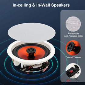 STUDIOFINIX compact flush-mount design fits standard ceilings for clean installation.