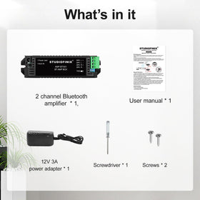 Studiofinix compatibility with wall, ceiling, and bookshelf speakers for flexible setups