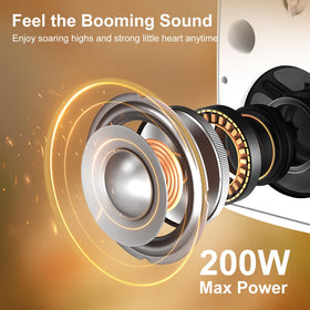 STUDIOFINIX IP44 weatherproof rating protects against moisture outdoors