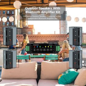 STUDIOFINIX IP66 weatherproof design withstands rain and dust for year-round use.