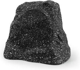 STUDIOFINIX outdoor rock speaker front view shows rugged waterproof design for patio.