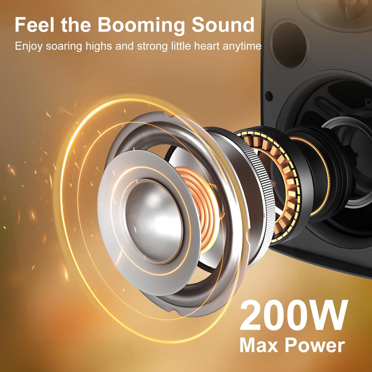 StudioFinix IP44 waterproof outdoor speaker withstands splashes on decks