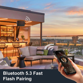 StudioFinix outdoor speaker wall mount setup for flexible placement