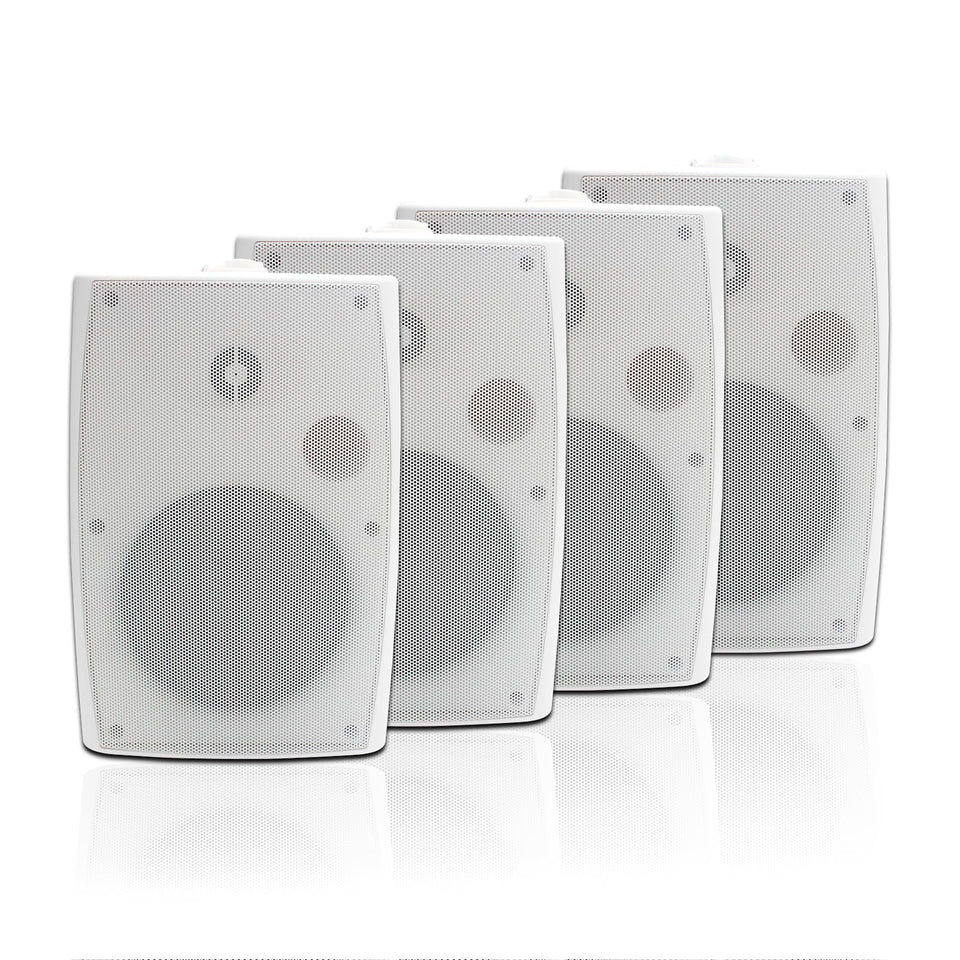 StudioFINIX outdoor speakers wall-mount 800W deliver immersive patio sound.