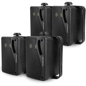 STUDIOFINIX 3.5'' outdoor wall-mount speakers for patios deliver clear sound and range.