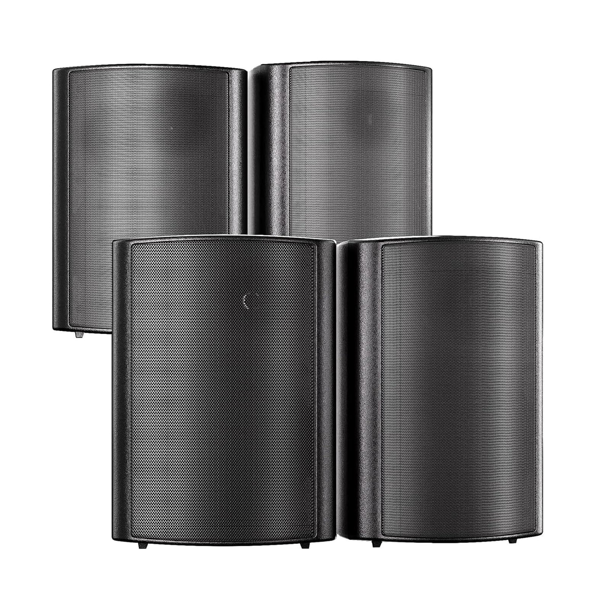 STUDIOFINIX outdoor wall-mount speakers for patio and garden, enhance backyard music ambiance.