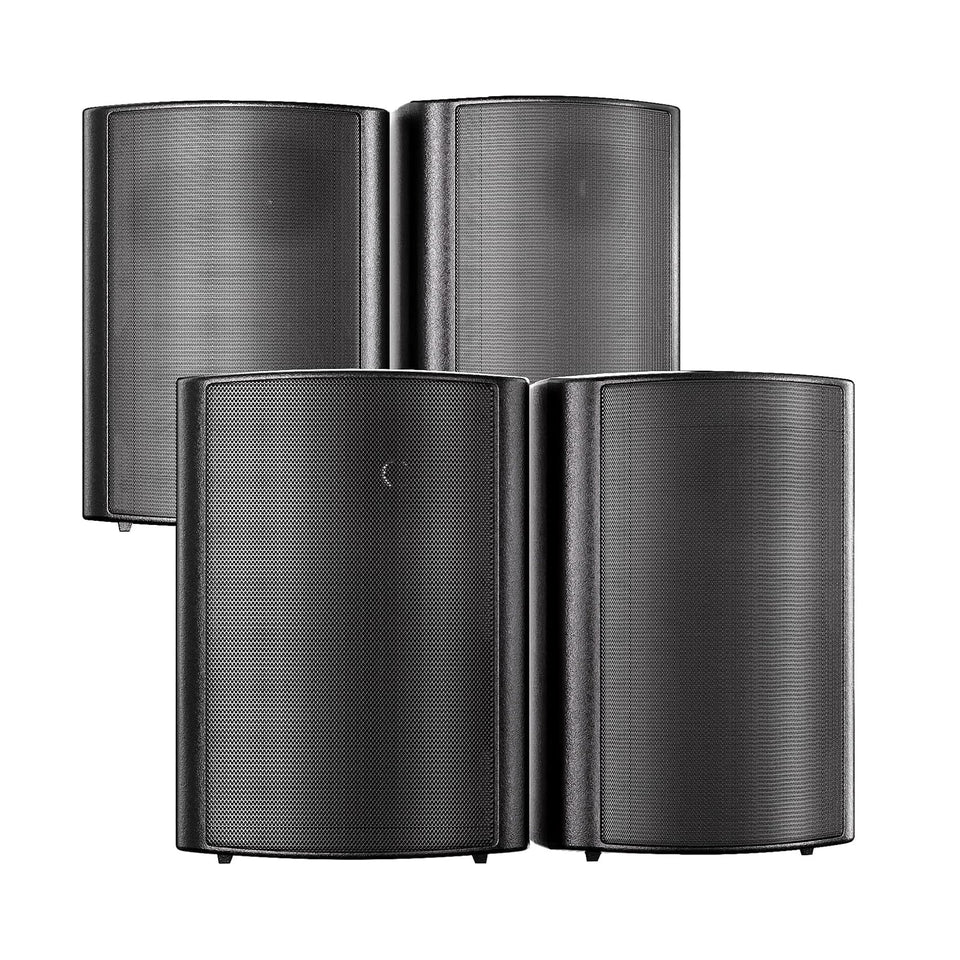 STUDIOFINIX outdoor wall-mount speakers for patio and garden, enhance backyard music ambiance.