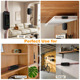 STUDIOFINIX power adapter and mounting kit included for fast installation