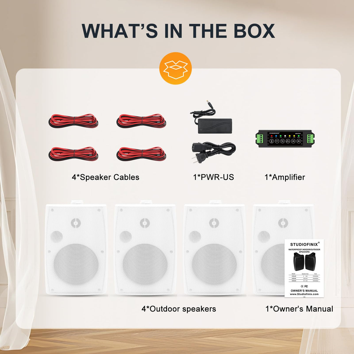 STUDIOFINIX power supply unit ensures reliable operation for outdoor parties.