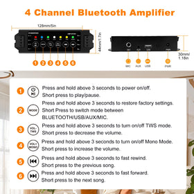 STUDIOFINIX remote with cables and manual showing convenient hands-free control