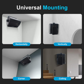 STUDIOFINIX side profile highlights ABS cabinet and bracket for secure mounting