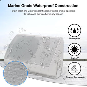 STUDIOFINIX speaker dimensions with wall‑mount profile for easy planning.