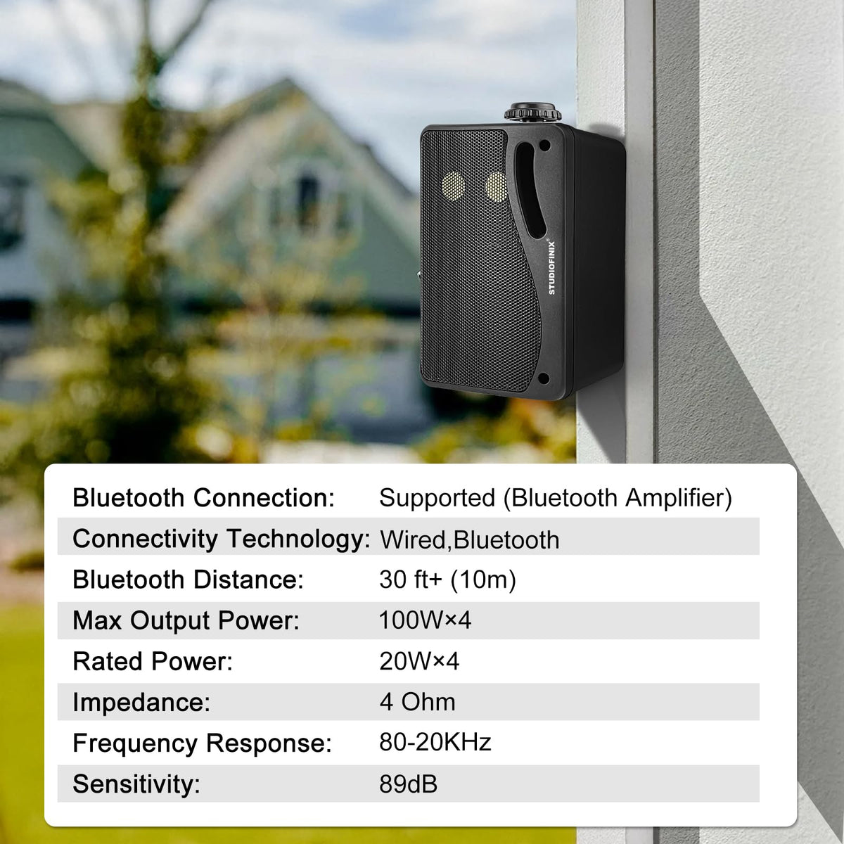 STUDIOFINIX waterproof seal detail suited for all-season outdoor use.