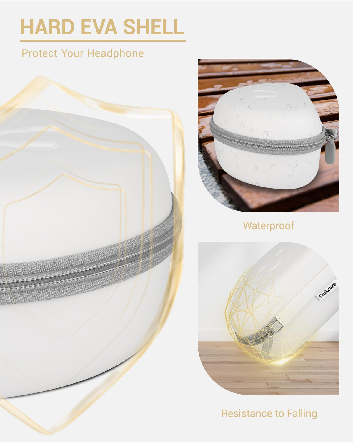 External dimensions shown for the Beats case help plan travel storage.