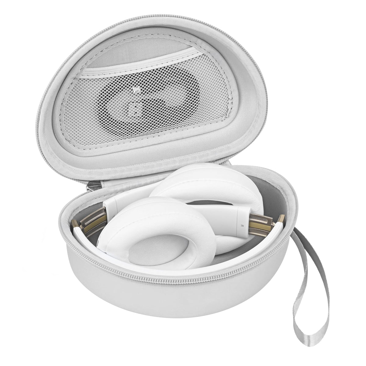 Stukcaze hard headphone case with outer shell protects Beats headphones on the go.