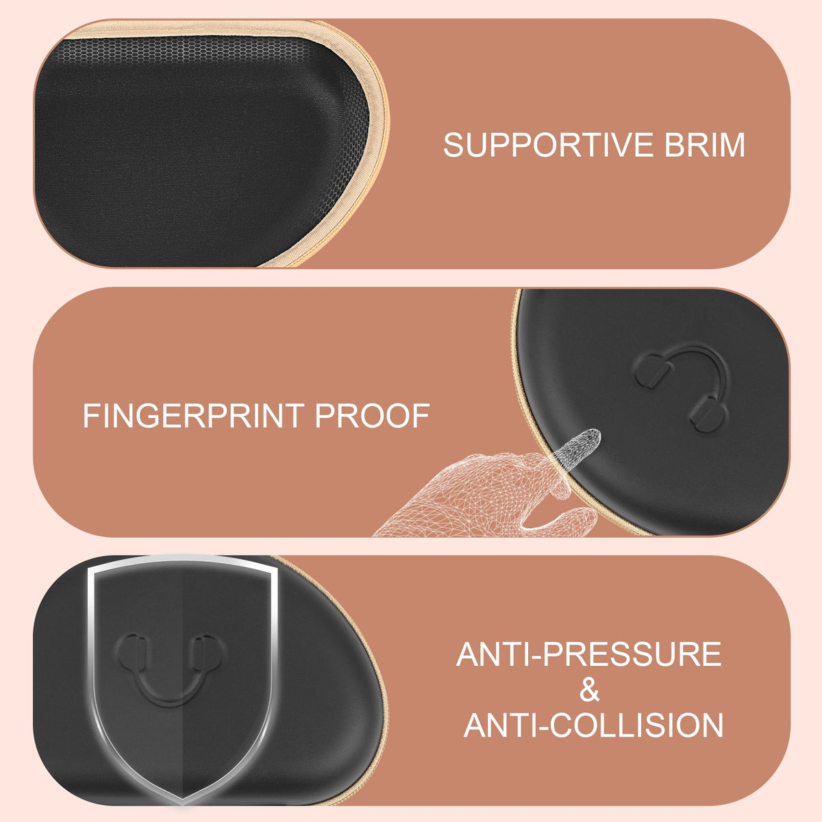 Stukcaze portable case with removable strap ideal for commuting and trips