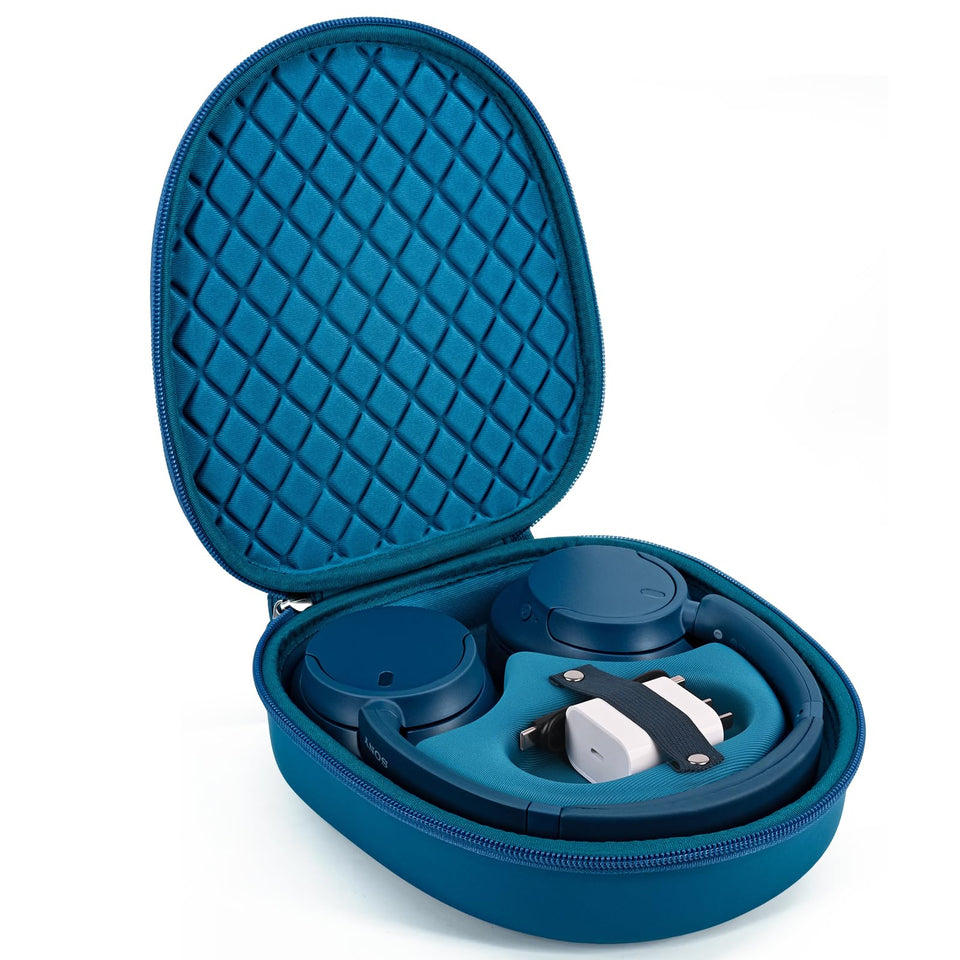 stukcaze headphone case for Sony WH-CH720N, front view with protective hard shell for travel