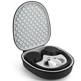Stukcaze headphone case for Sony WH-CH720N with black pattern for travel use.