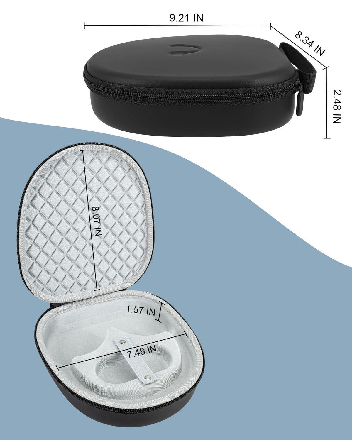 Stukcaze travel-friendly design fits bags and backpacks securely.