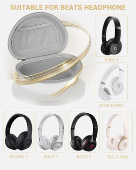 Inside elastic pocket keeps cables organized in the Beats case for quick setup.