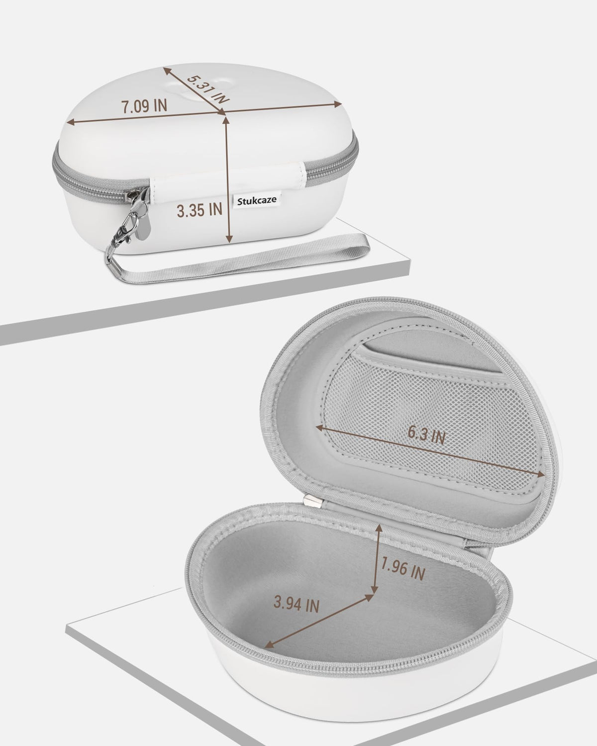 Soft interior cushions headphones to prevent scratches in the Beats case.