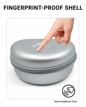 Stukcaze soft-touch lining cushions headphones and prevents scratches.
