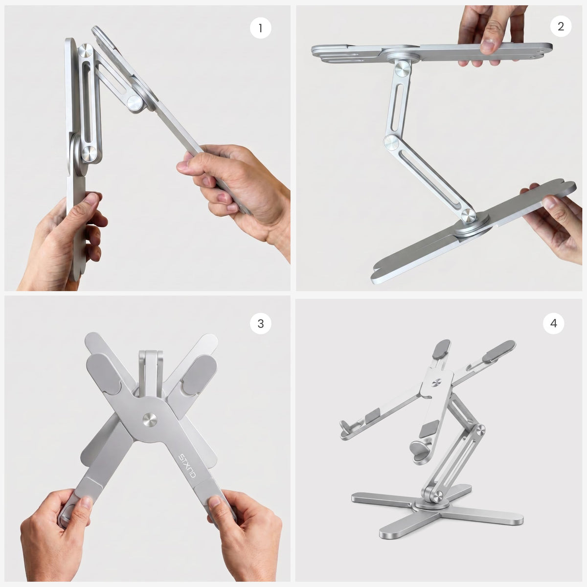 STXND Model-X 2.0 foldable travel stand compact for on-the-go setups