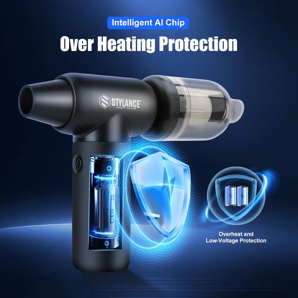 STYLANCE accessory set with three nozzles and brushes for targeted dust removal