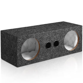 Suacopzar dual 6.5-inch enclosure side view shows vented design boosting bass