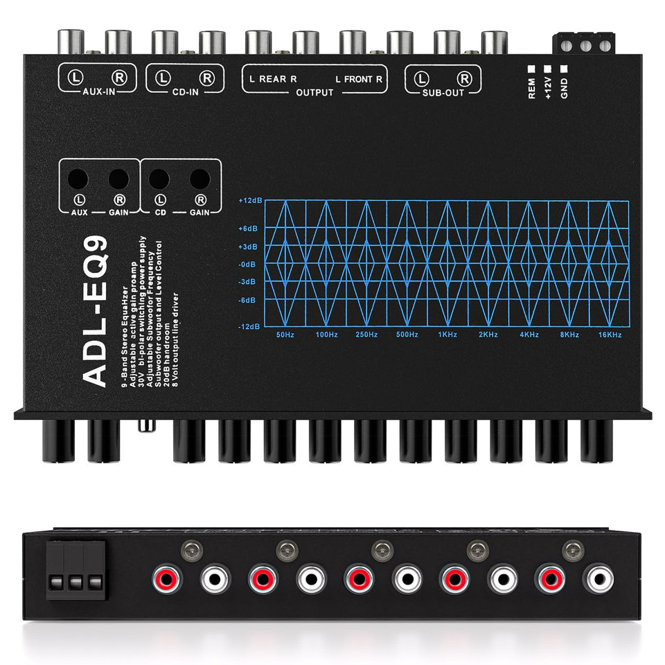 Suacopzar equalizer front panel showing controls and white illumination benefit clarity