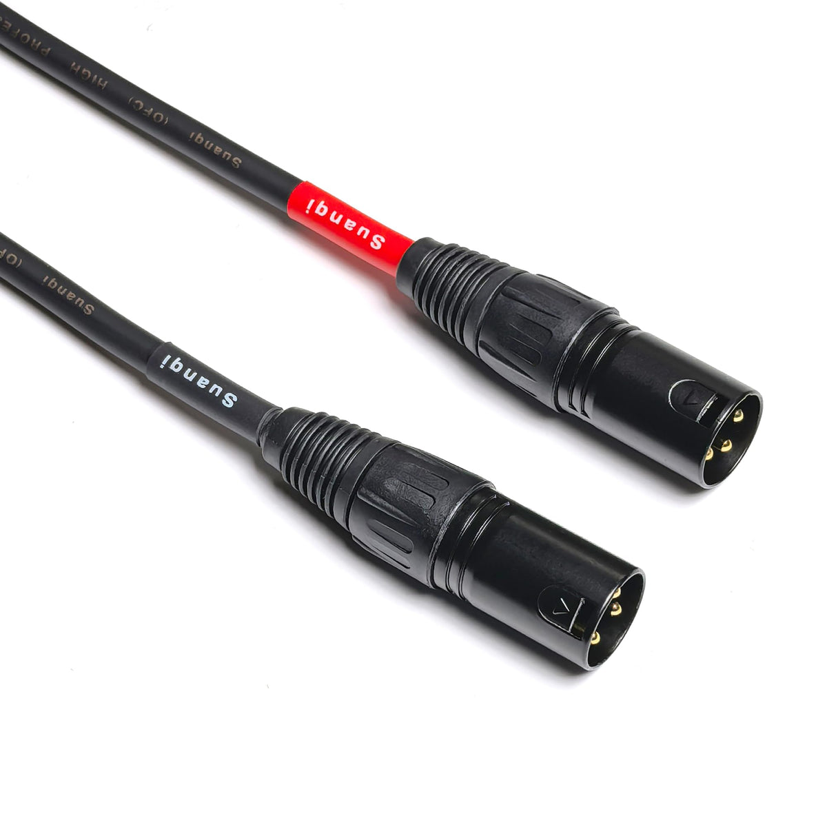 Suanqi shielded design with foil and braid guards against interference.