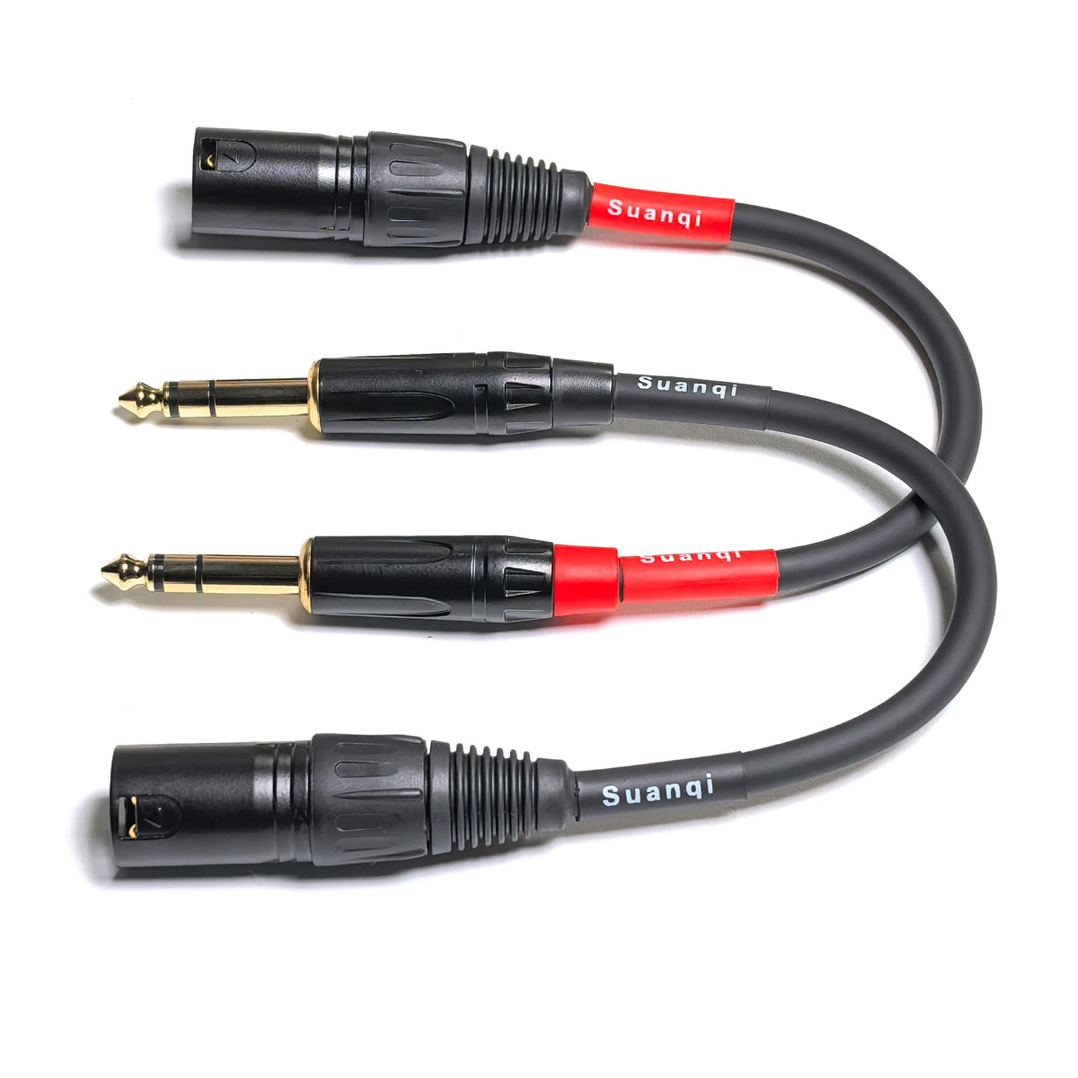 Suanqi gold-plated connectors ensure smooth signal transmission.