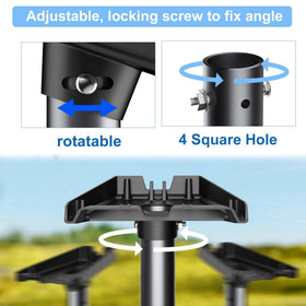 SUBFIX mount attached to wooden roof demonstrating secure roof installation