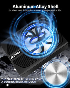 SUBPULSIX plug-and-play installation simplifies setup with included hardware.