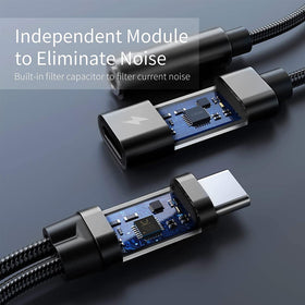 Subynanal USB C to 3.5mm adapter delivering high resolution audio