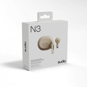 Sudio N3 retail box and contents, clear specs and sustainable design